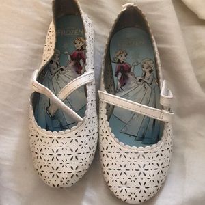 White little girls sandals